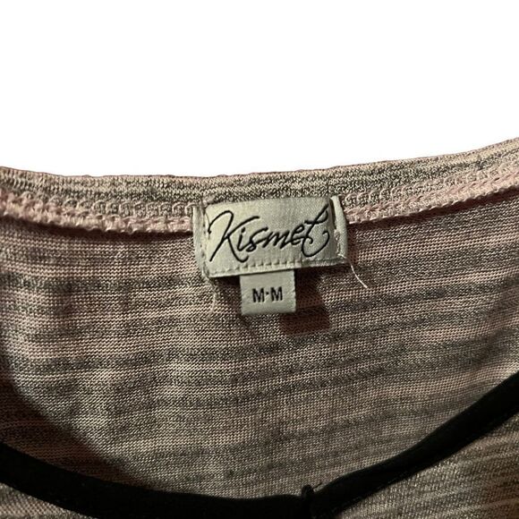 *Kismet* Gray Floral Tank Top - Picture 3 of 3